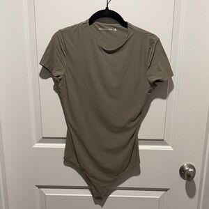 Abercrombie & Fitch Olive Bodysuit